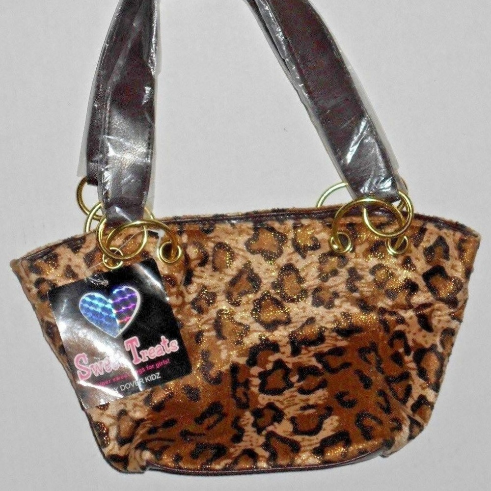 Animal Leopard Print Brown Fashion Bag Purse
